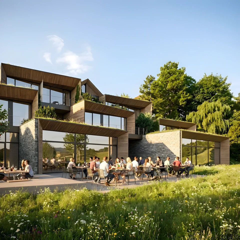 Hotel Fara Sedloňov — pohled 3