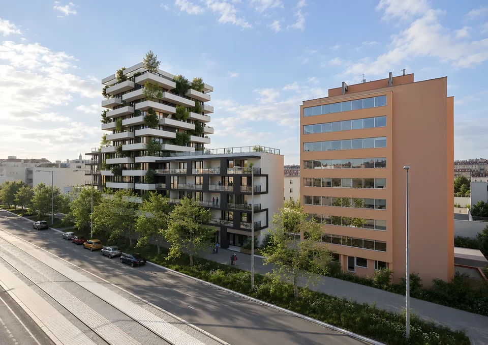 Koněvova Green Tower Praha — pohled 6