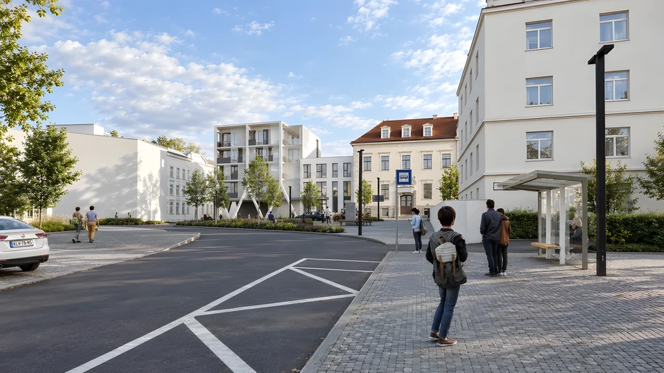 Revitalizace Tyršova náměstí Chrudim — pohled 9