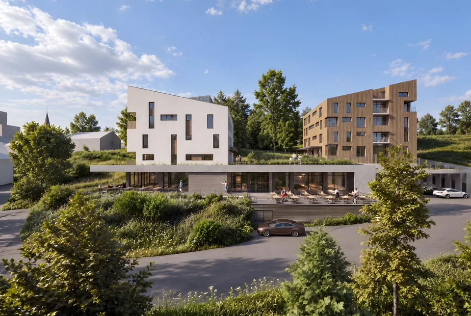 Hotel Arnika Janské Lázně, příjezd a vstup do hotelu
