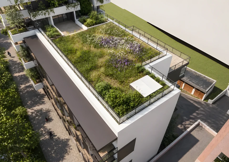 Koněvova Green Tower Praha — pohled 3